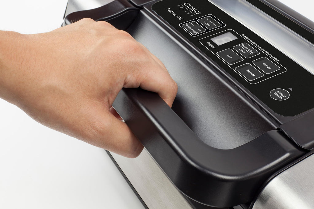 Vakuumiergerät FastVac 500 130 W 20 L/min Pumpenleistung Doppelte Schweißnaht mit Folienrollen