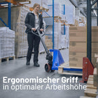Handhubwagen FIVE 2500 kg Stahl 1150 mm Gabellänge Gummirollen Palettenwagen
