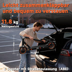 E-Scooter mit Straßenzulassung ABE S3 500 W 35 km Reichweite 20 km/h App-Steuerung 8,5 Zoll Vollgummireifen