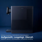 Auftisch Osmoseanlage Fusion Air mit Heißwasserspender 4,7 L 3-fach UV-C LED 10-stufige Filterung