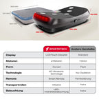 4D-Vibrationsplatte VP400 bis 40 Hz mit 3 Trainingsmodi Bluetooth Lautsprecher Touch-Display und 120 kg Belastbarkeit
