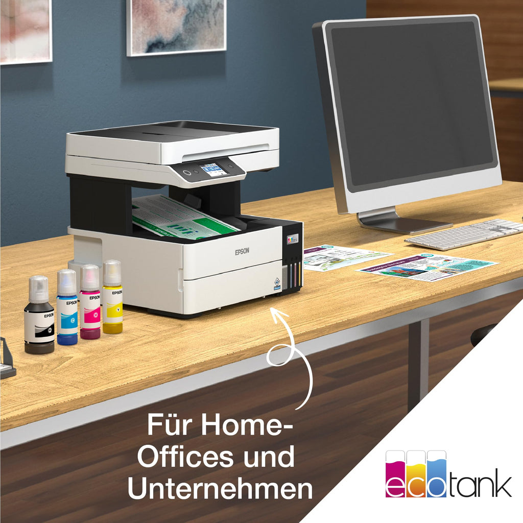 Tintentank-Multifunktionsdrucker EcoTank ET-5150 A4 WLAN Ethernet Duplexdruck 4800 x 1200 dpi 250 Blatt 35 Blatt Dokumenteneinzug