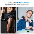 OM-OS-01 Schallwellen-Massagegerät 7000 U/min kabellos zur Schmerzlinderung und Muskelentspannung
