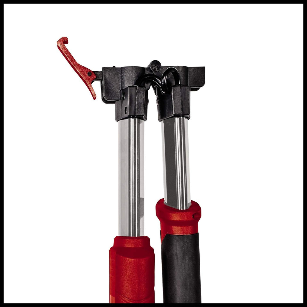 Trockenbauschleifer TE-DW 225 X 750 W 225 mm Schleifteller 600–1500 U/min Teleskopstiel bis 165 cm mit Schleifscheiben im Koffer