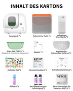 Katzentoilette selbstreinigend Pura Max 2 76 L App-Steuerung XSecure 8 kg Traglast 58 x 53 x 52,5 cm