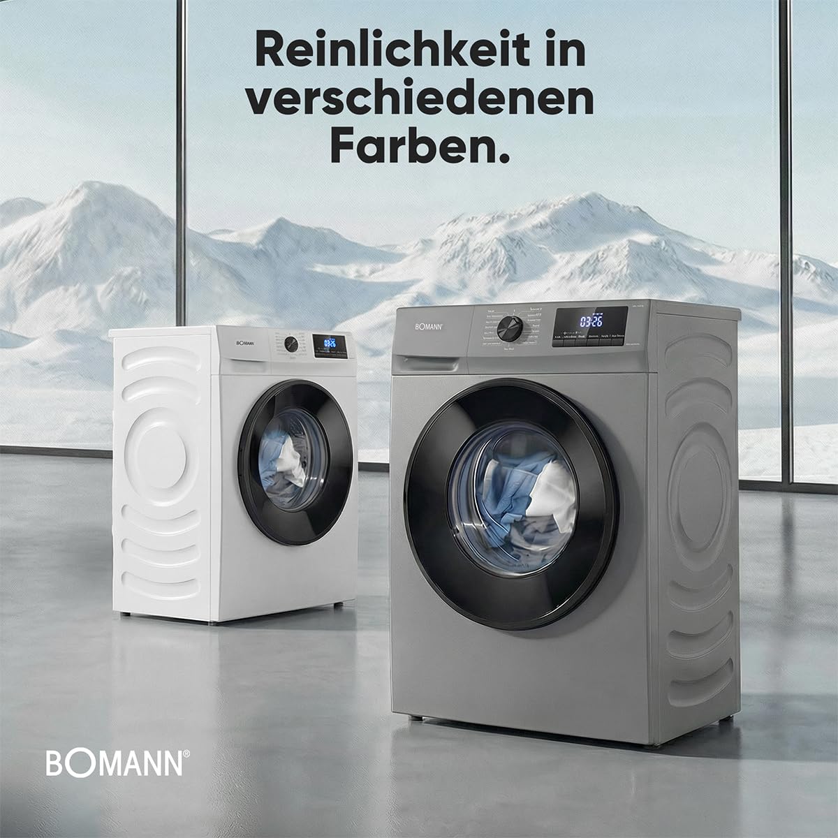 Waschmaschine WA 7175.1 7 kg Invertermotor 1400 U/min 15 Programme Energieeffizienzklasse A LED-Display