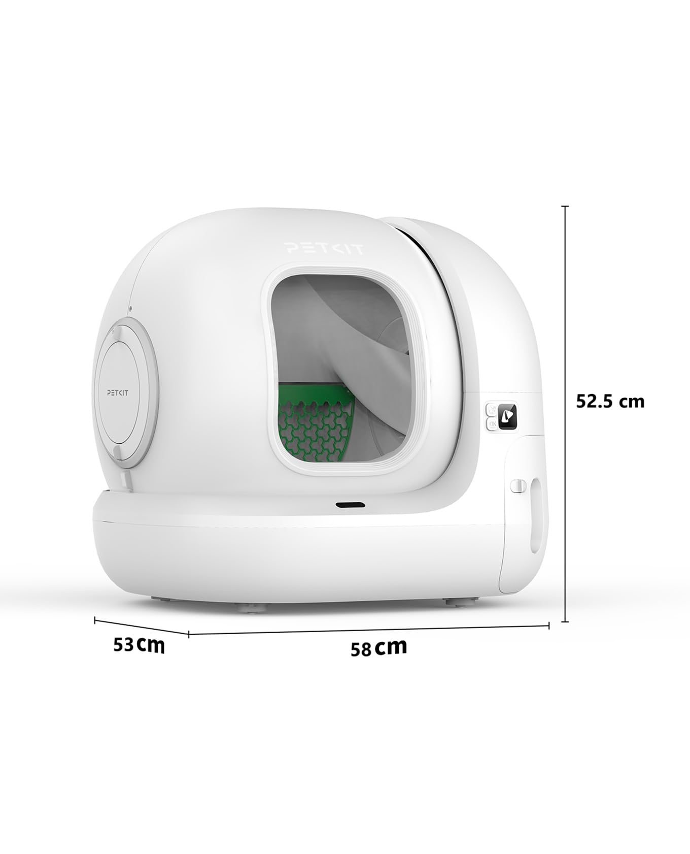 Katzentoilette selbstreinigend Pura Max 2 76 L App-Steuerung XSecure 8 kg Traglast 58 x 53 x 52,5 cm