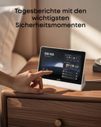 Smart Display Smart Home Hub T87A0 8 Zoll 1280 x 800 mit WLAN 4 Live-Streams Echtzeit-Benachrichtigungen