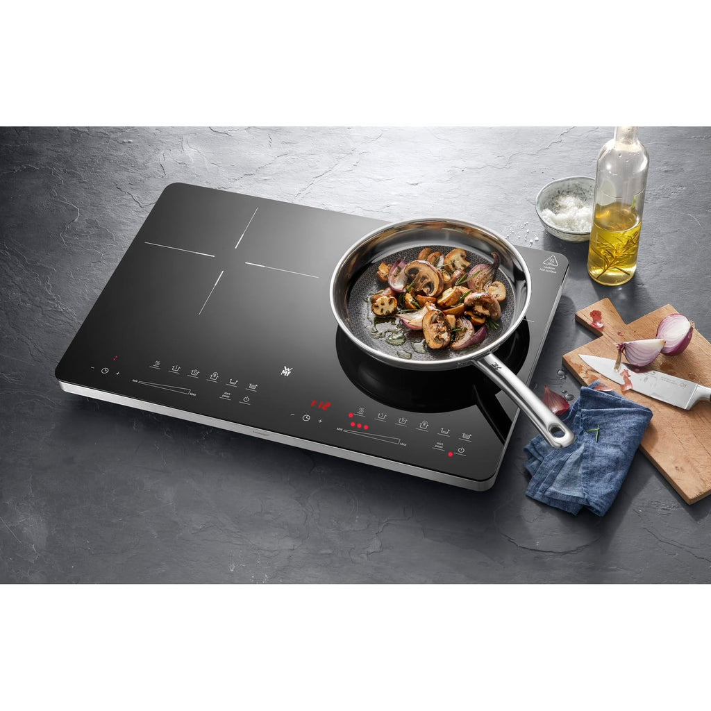 Induktionskochfeld Kult X Doppel 0415320011 2 Platten 2 Kochzonen 3500 W 8 Stufen Topferkennung Touch-Display Timer