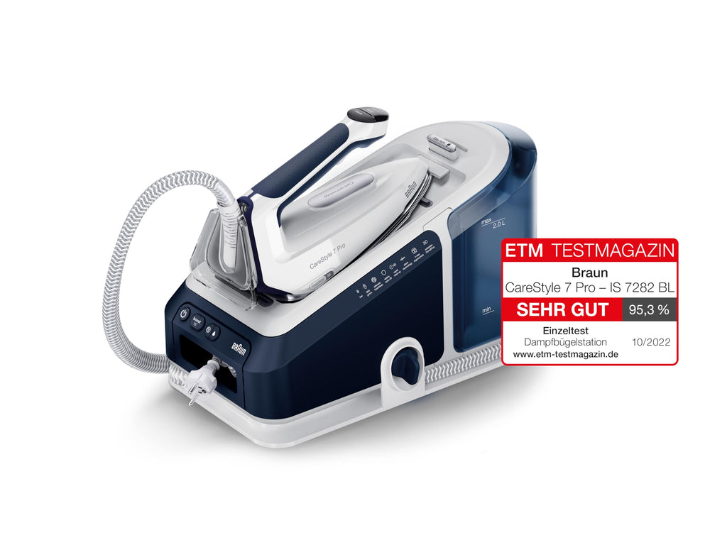 Dampfbügelstation CareStyle 7 Pro IS7282BL 2700 Watt 2 l Wassertank 600 g/min Dampfstoß FreeGlide 3D Bügelsohle