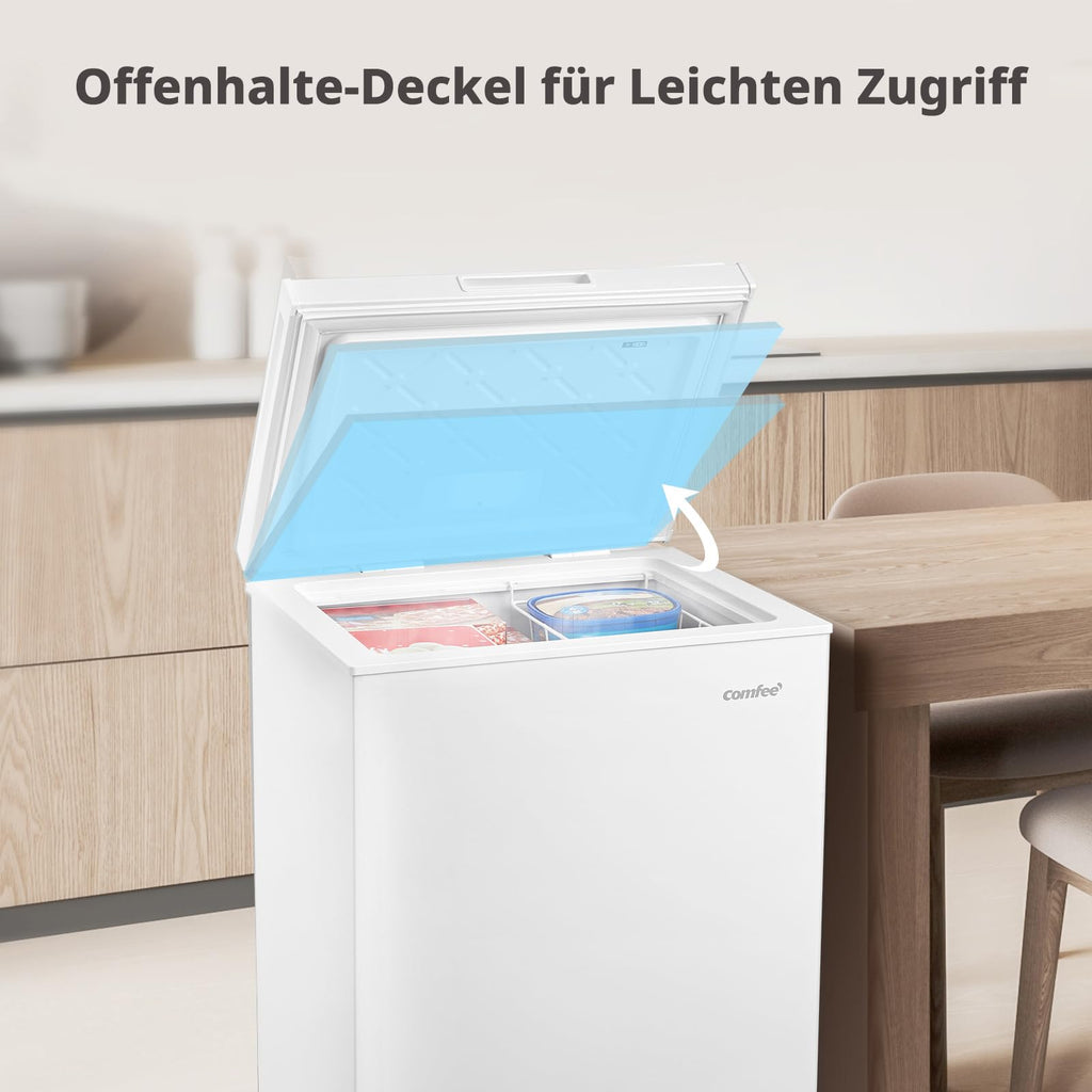 Freezer 99 L RCC102WH2EU(E) 38 dB Inverter Kompressor 4-Sterne Schnellgefrierung Kühl- und Gefrierfunktion freistehend