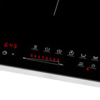 Induktionskochfeld Kult X Doppel 0415320011 2 Platten 2 Kochzonen 3500 W 8 Stufen Topferkennung Touch-Display Timer