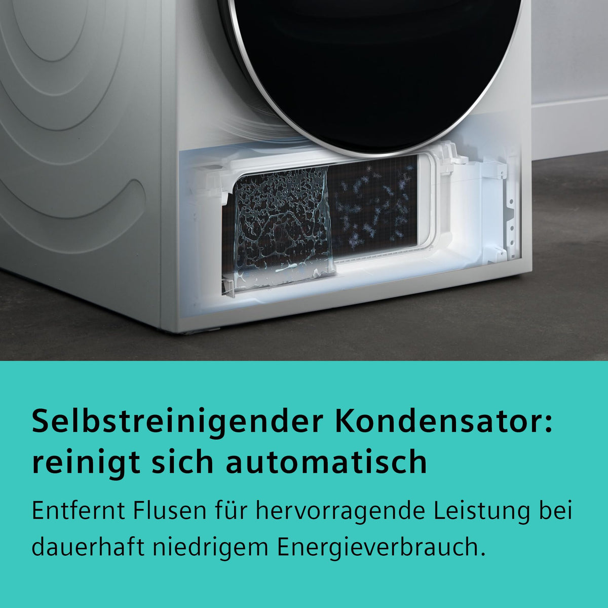 iQ700 Wärmepumpentrockner 9 kg WR47B2C40 selbstreinigend AutoDry Kurzprogramm 40 Min Touch Control