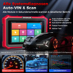 OBD2 Diagnosegerät K8 PRO Bluetooth 8 Zoll Vollsystemdiagnose bidirektionale Steuerung ECU Codierung CAN FD DOIP