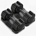 Verstellbare Kurzhanteln 5-in-1 2–12 kg 5 Gewichtsstufen mit Ablageschale Anti-Rutsch-Griff 2er Set