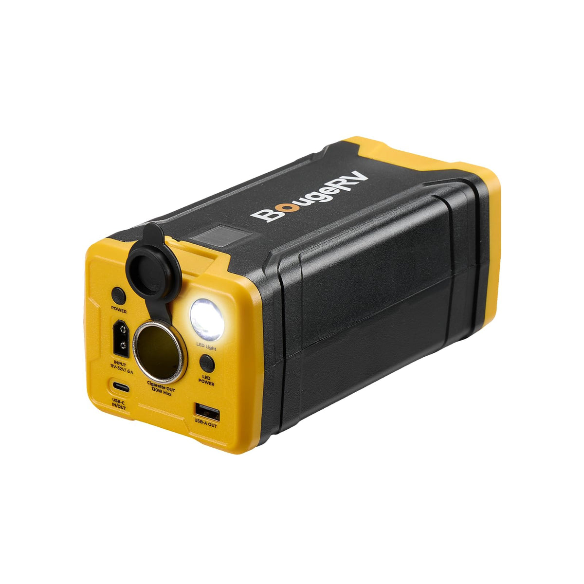 Tragbare Powerstation 266 Wh für 12V Kühlboxen 100W USB-C Schnellladung 100W Solarladung mit DC USB-A LED