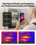 Wärmebildkamera TC002C Duo 512 x 384 25 Hz 40 mK USB-C für Android iOS mit Infrarotkamera