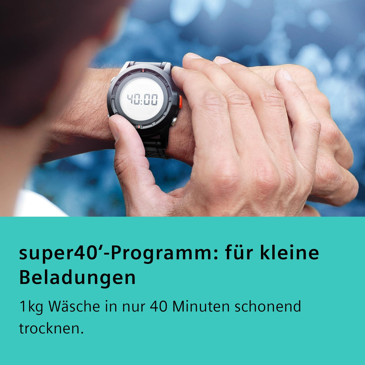iQ700 Wärmepumpentrockner 9 kg WR47B2C40 selbstreinigend AutoDry Kurzprogramm 40 Min Touch Control