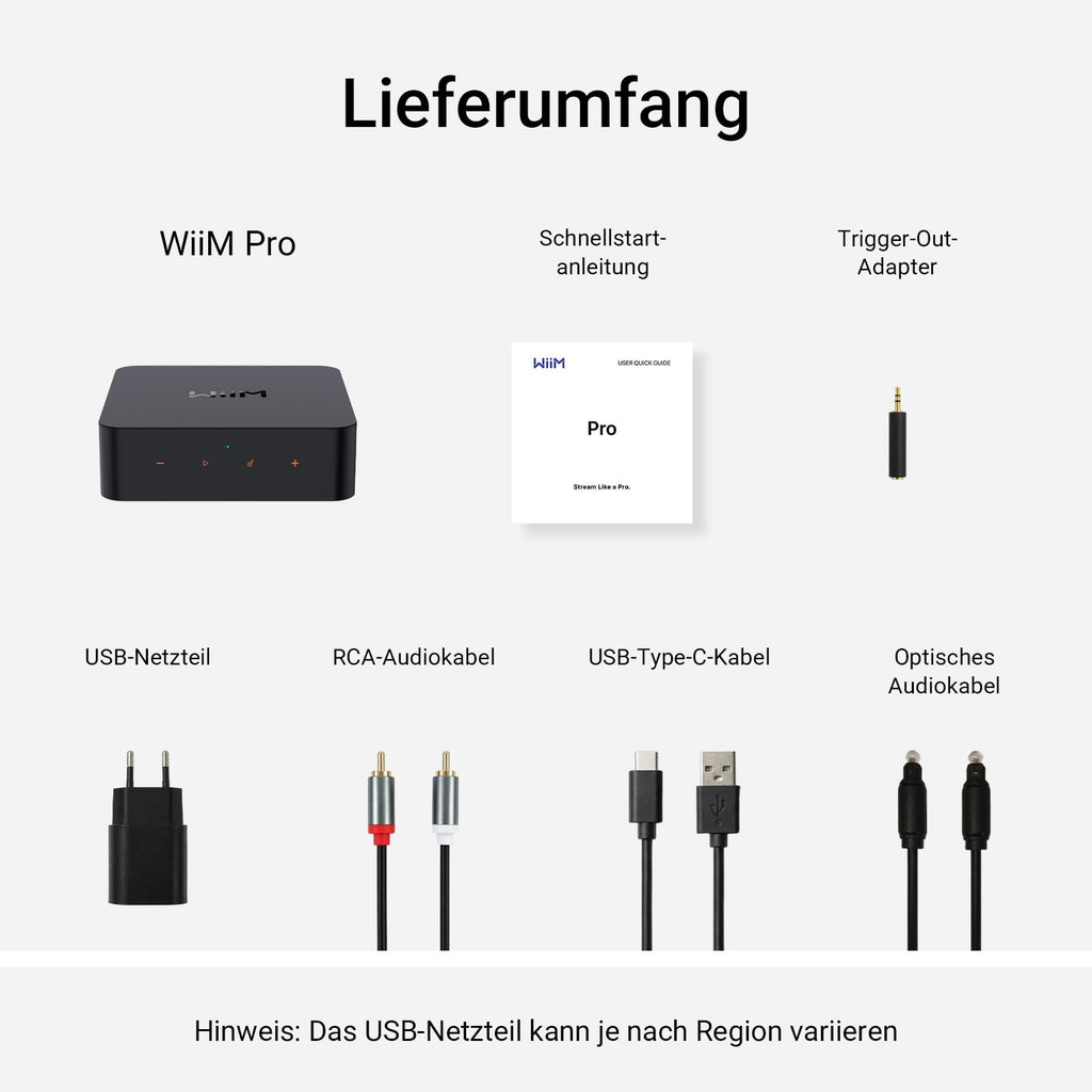 Musik-Streamer für Stereoanlagen Pro mit AirPlay 2 Spotify Connect Hi-Res Audio 24 Bit 192 kHz WLAN Multiroom