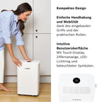 Luftentfeuchter Dry 1000 für Räume bis 17 m² 10 l/Tag Entfeuchtungsleistung 2,5 l Wassertank 3 Betriebsmodi 34 dB