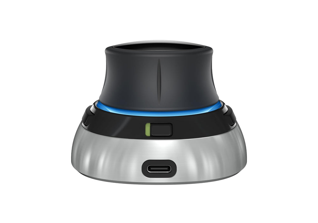 3D-Maus SpaceMouse Wireless Bluetooth Edition kabellos 2 programmierbare Tasten USB-C Akku Schwarz