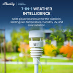 WS90 Smart Wetterstation 7-in-1 Bluetooth Zigbee Solar IPX5 UV Messung Regen Wind Temperatur