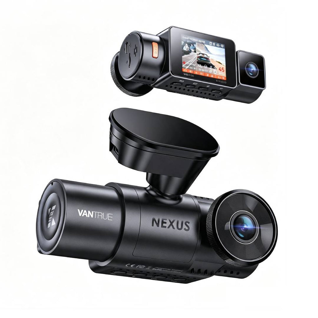 2K Dashcam N2X Dualkamera 2.5K 60FPS vorne und 1080P innen STARVIS 2 HDR 5GHz WLAN GPS Nachtsicht Sprachsteuerung