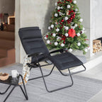 Lafuma MOBILIER Relaxliege RSX Clip AirComfort Zero Gravity Klappbar Schwarz 163 x 67 x 115 cm