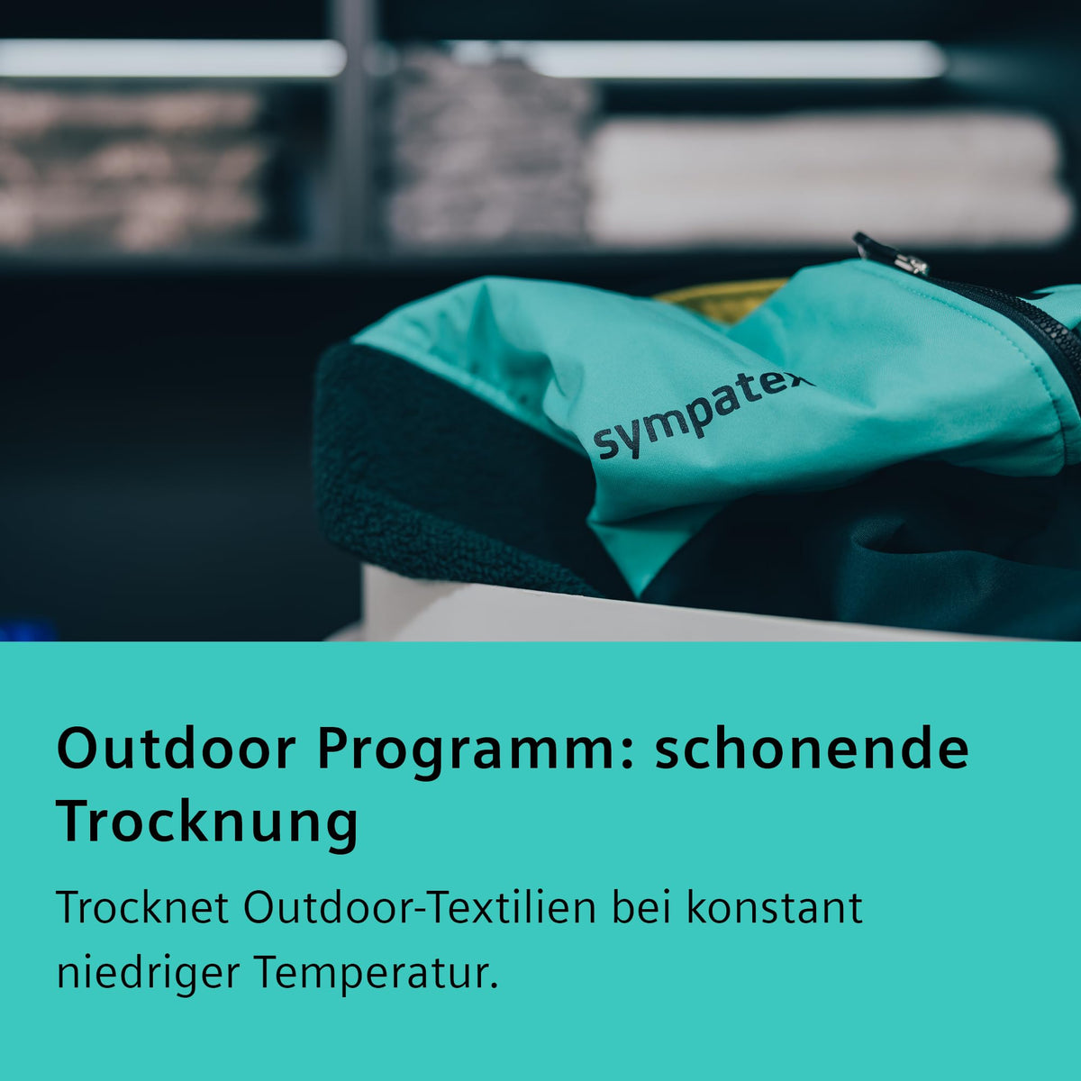iQ700 Wärmepumpentrockner 9 kg WR47B2C40 selbstreinigend AutoDry Kurzprogramm 40 Min Touch Control