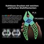 3D-Drucker Kobra X für Mehrfarbdruck mit 49-Punkt Auto-Leveling Druckgröße 260 x 260 x 260 mm Soft- und Hartfilament