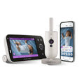 Babyphone mit App 1080p HD Kamera Schlaf- und Atemtracking KI Schreierkennung Wandhalterung Wi-Fi 400 m Reichweite