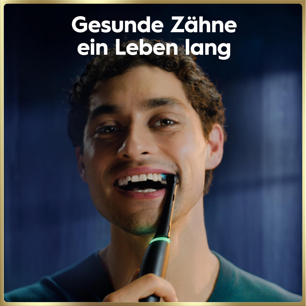 Elektrische Zahnbürste iO Series 9 7 Putzmodi runder Bürstenkopf App Andruckkontrolle 3 Aufsteckbürsten Lade-Reise-Etui