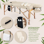 MA-CF-001 Massageliege klappbar höhenverstellbar 71 cm Holz 250 kg Belastbarkeit