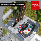 Elektro Walzenhäcksler ILH 3000A 3000 W für Äste bis 44 mm mit 60 L Fangbox automatischem Asteinzug