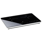 Induktionskochfeld Kult X Doppel 0415320011 2 Platten 2 Kochzonen 3500 W 8 Stufen Topferkennung Touch-Display Timer