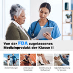 Beinmassagegerät mit 4 Zonen 6 Modi 6 Intensitäten 3 Timer für Füße Waden und Oberschenkel