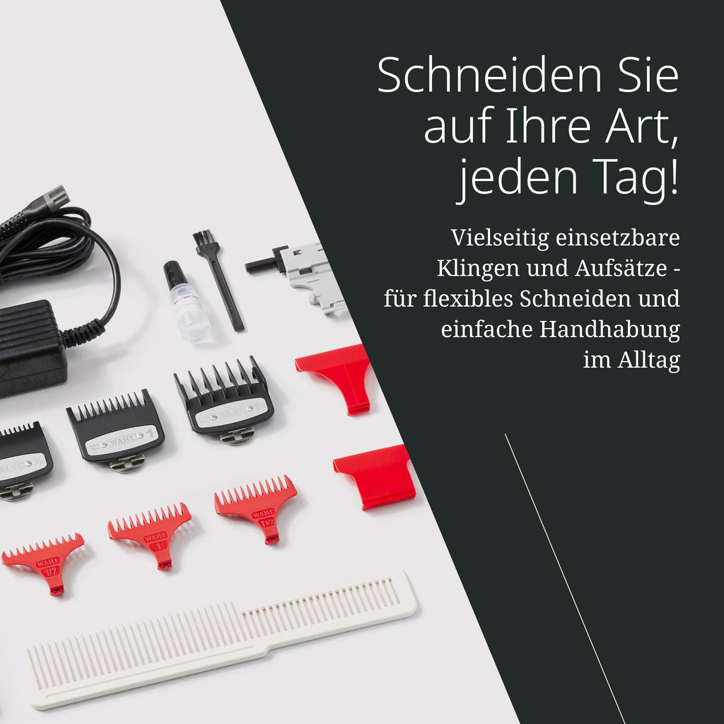 Kabelloses Haarschneider Set Magic Clip Detailer Li Titan DLC Klingen 100 Minuten 6 Aufsätze