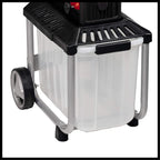 Elektro-Leisehäcksler GC-RS 60 CB 2800 W für Äste bis 45 mm mit Schneidwalze 60 l Fangbox Drehrichtungsumschalter