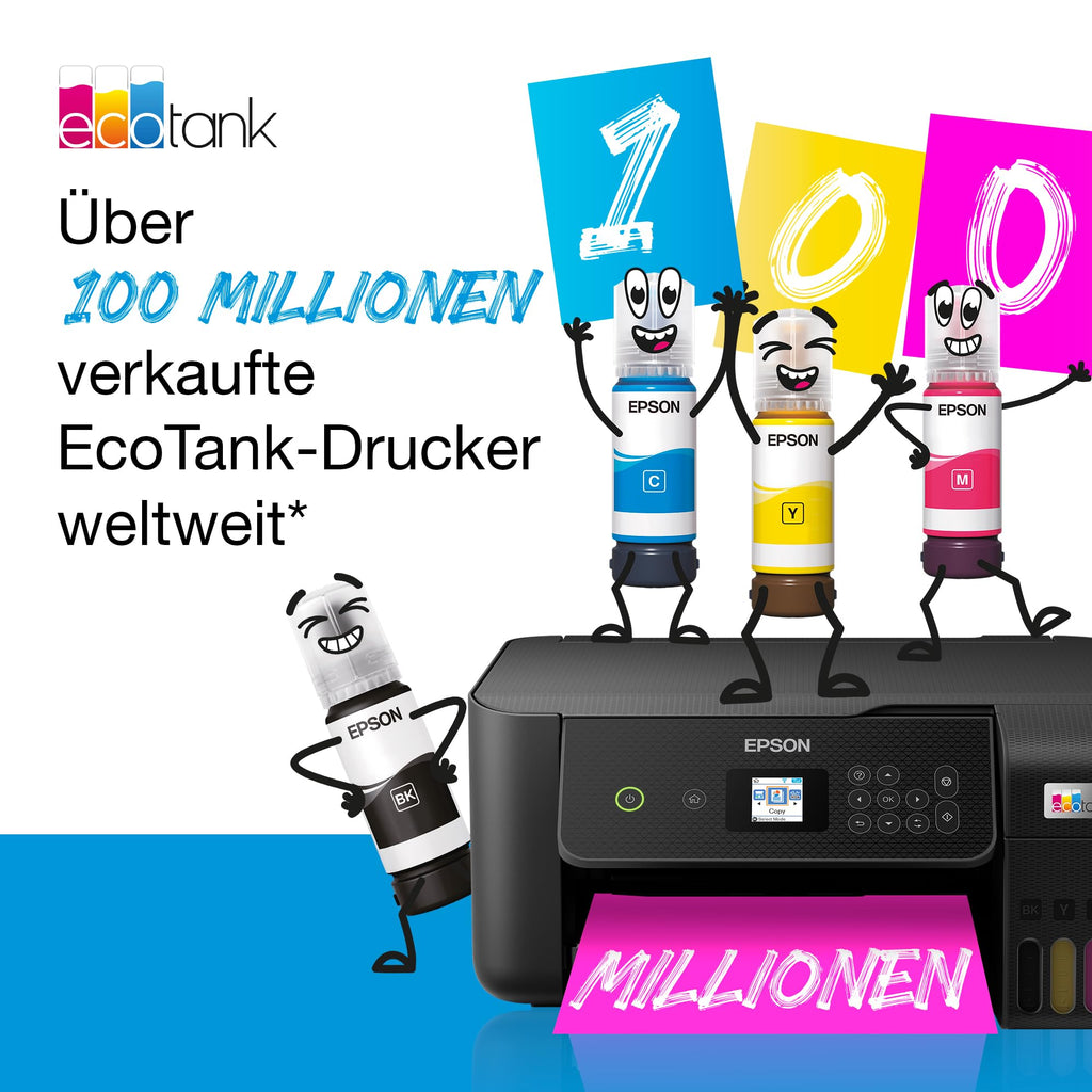 Tintentank-Multifunktionsdrucker EcoTank ET-5150 A4 WLAN Ethernet Duplexdruck 4800 x 1200 dpi 250 Blatt 35 Blatt Dokumenteneinzug