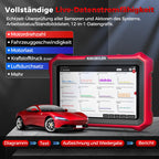 OBD2 Diagnosegerät K8 PRO Bluetooth 8 Zoll Vollsystemdiagnose bidirektionale Steuerung ECU Codierung CAN FD DOIP
