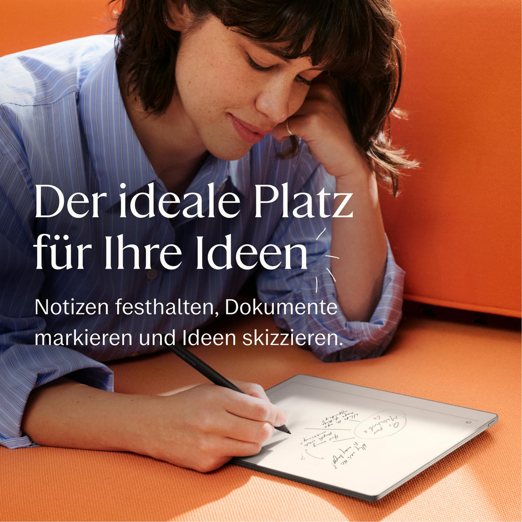 Paper Pure 10,3 Zoll E-Ink Tablet Schwarz-Weiß-Display WLAN mit Marker für Notizen Zeichnen und Dokumente