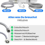 Tischgeschirrspüler TSG 5702 mit 5-Liter-Tank 6 Programme 3 Maßgedecke Energieeffizienzklasse C Touch-Bedienung