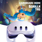 Virtual-Reality-Headset Quest 3 512 GB Mixed Reality 4K Display Snapdragon XR2 Gen 2 2064 × 2208 Pixel pro Auge Gorilla Tag Bundle