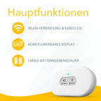Radon und Luftqualitätsmessgerät View Plus 2960 mit PM2.5 CO2 VOC Feuchtigkeit und Luftdruck