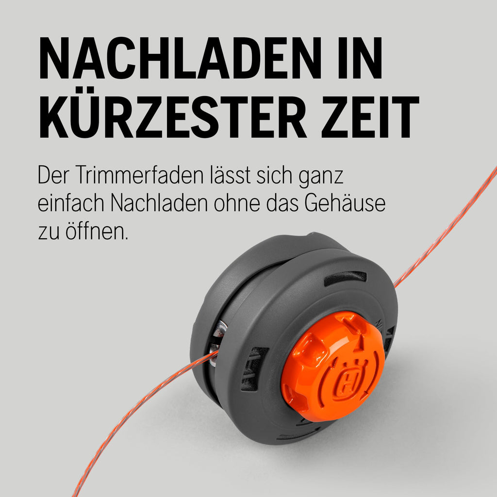Benzin-Rasentrimmer 122R 21,7 cm³ 2-Takt mit 43 cm Schnittbreite Tap 'n Go Trimmerkopf