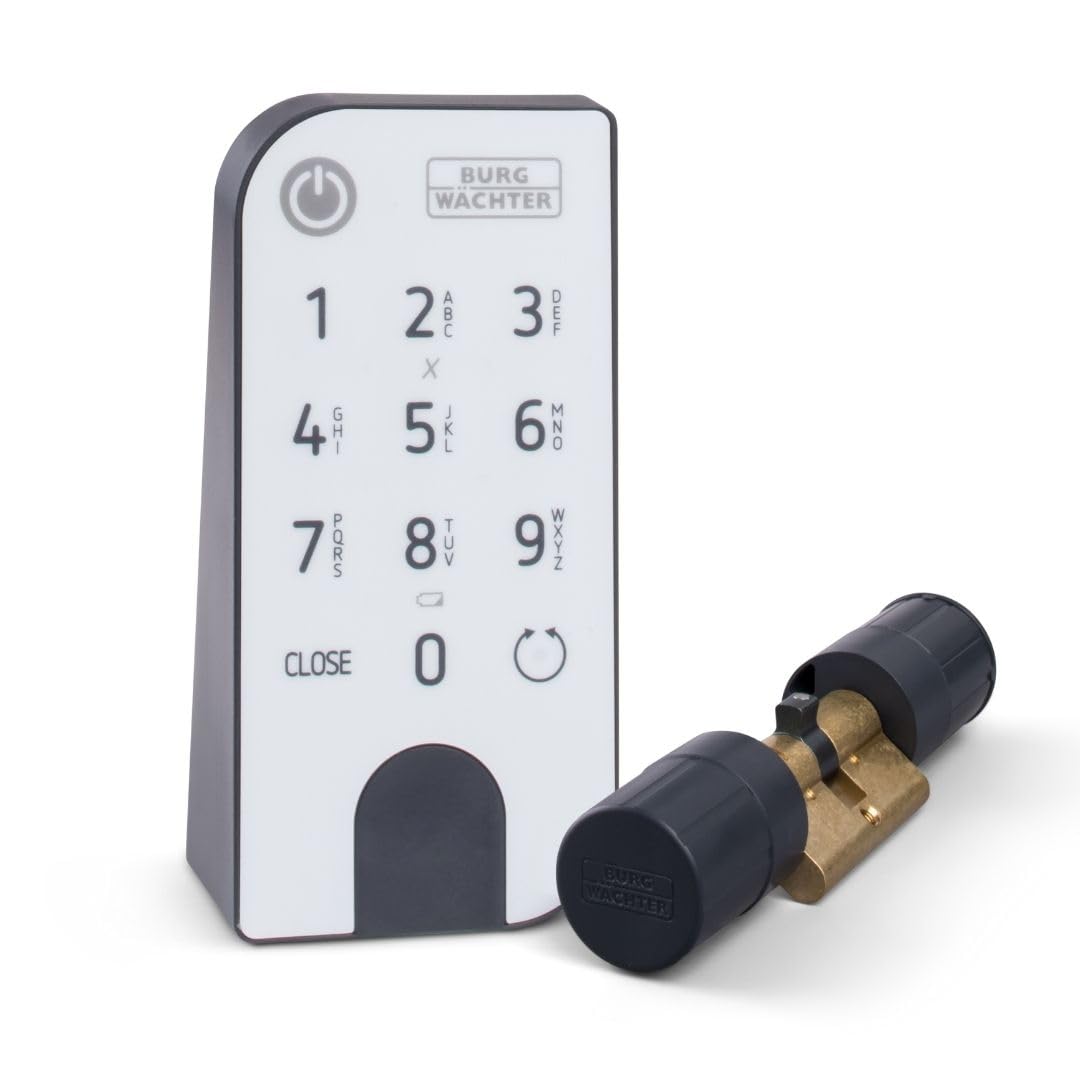 Elektronisches Türschloss Entry Home 2.0 mit Zahlencode App und Funkschlüssel inklusive Zylinder