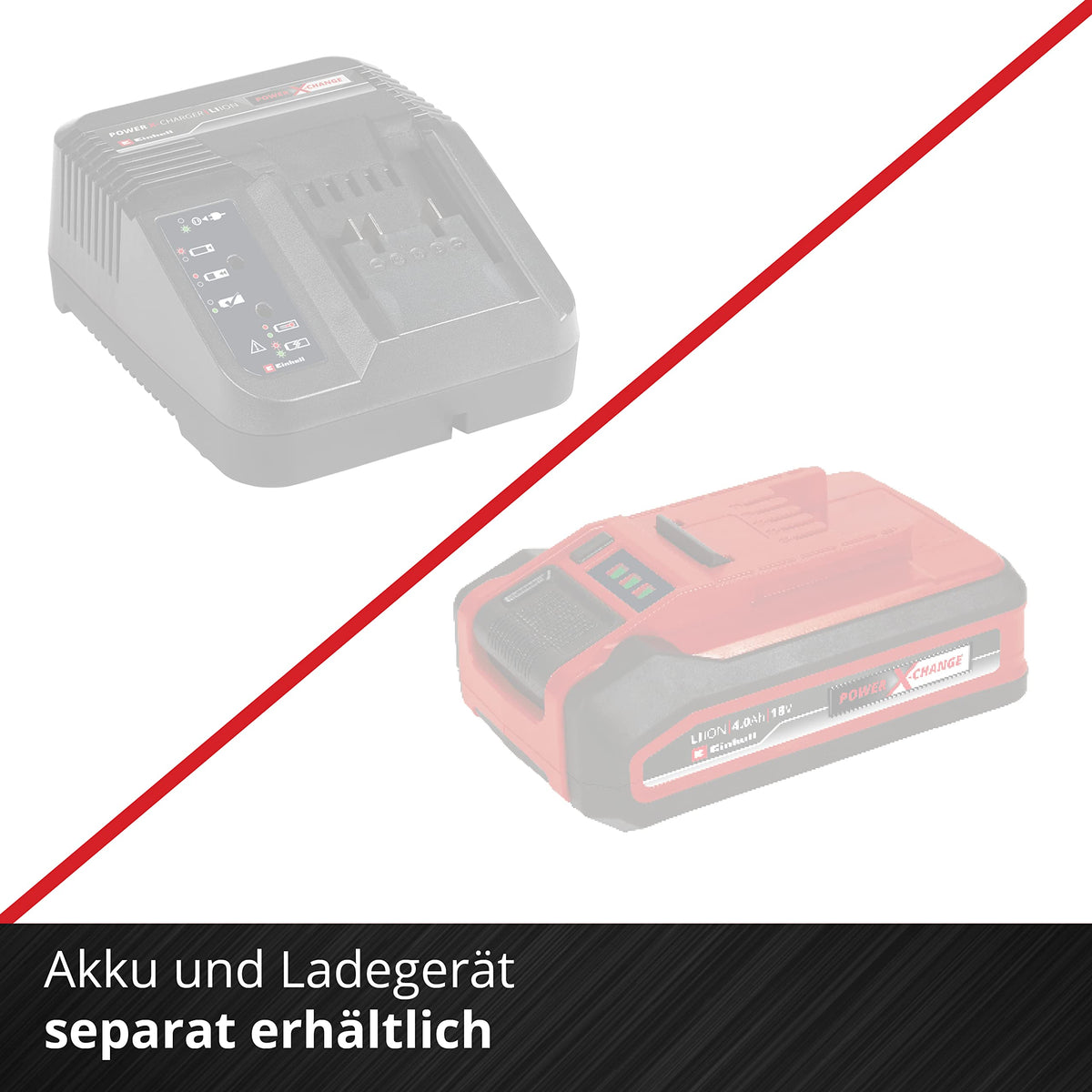 Akku-Messerhäcksler REDAXXO 36/25 36 V für Äste bis 25 mm mit 3 Wendemessern 55 L Fangsack