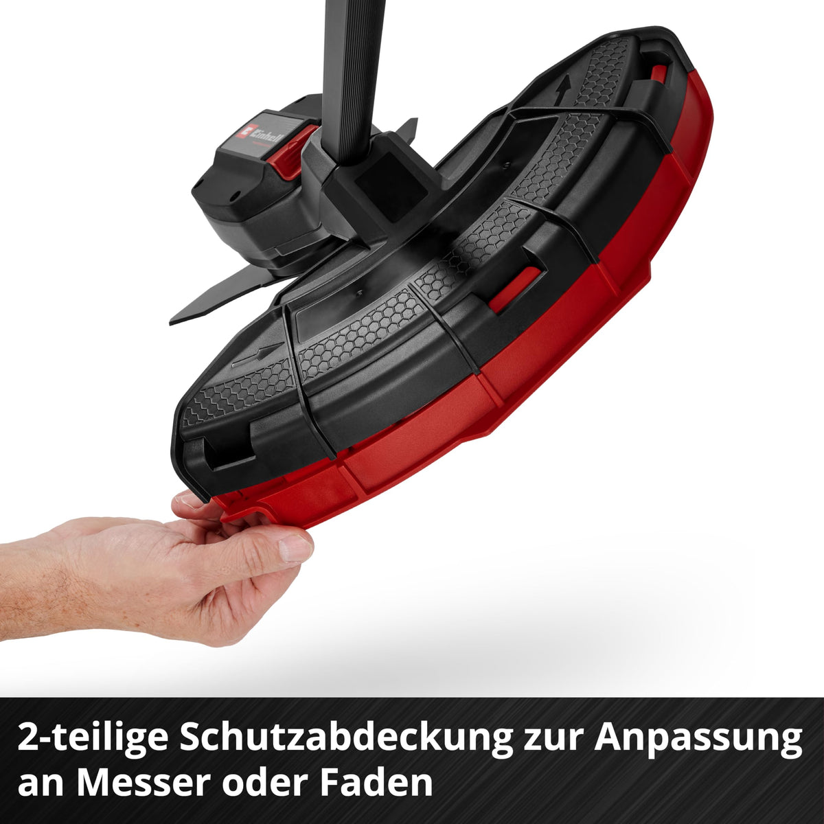 Akku-Sense GP-BC 36/430 Li BL 36 V 43 cm Schnittbreite Brushless-Motor mit 3-Zahn-Messer und Doppelfadenspule