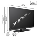 32 Zoll Fernseher 32LV3F63DA VIDAA Smart TV Full HD HDR Bluetooth 2x HDMI 1x USB Sprachsteuerung Apple AirPlay Dolby Audio Triple-Tuner