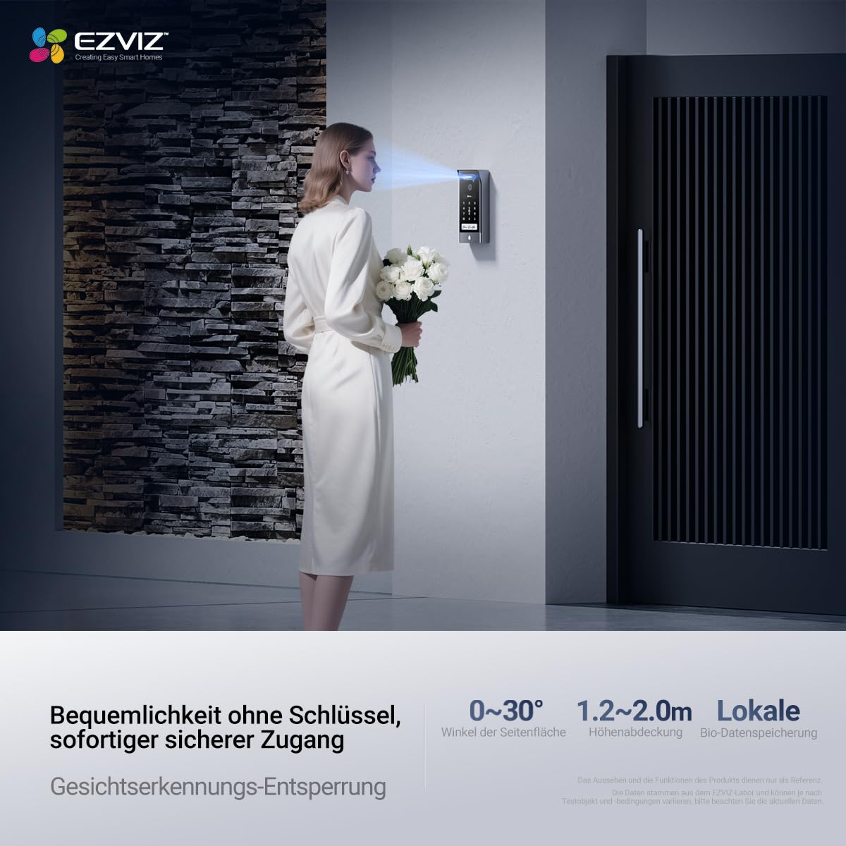 Video-Türsprechanlage HP7 Pro 4K 8 Zoll Touchscreen 2-Draht-System Dual-Band-WLAN RFID-Zugang